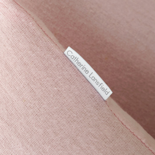 Pink Duvet Set Brushed Cotton