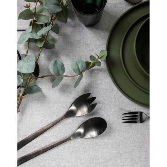 Bo-Camp Industrial Collection Salad Servers Fay 2 Pieces Black