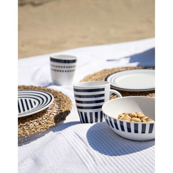 Gimex Marine Line Tableware Blue Betta 16 Pieces