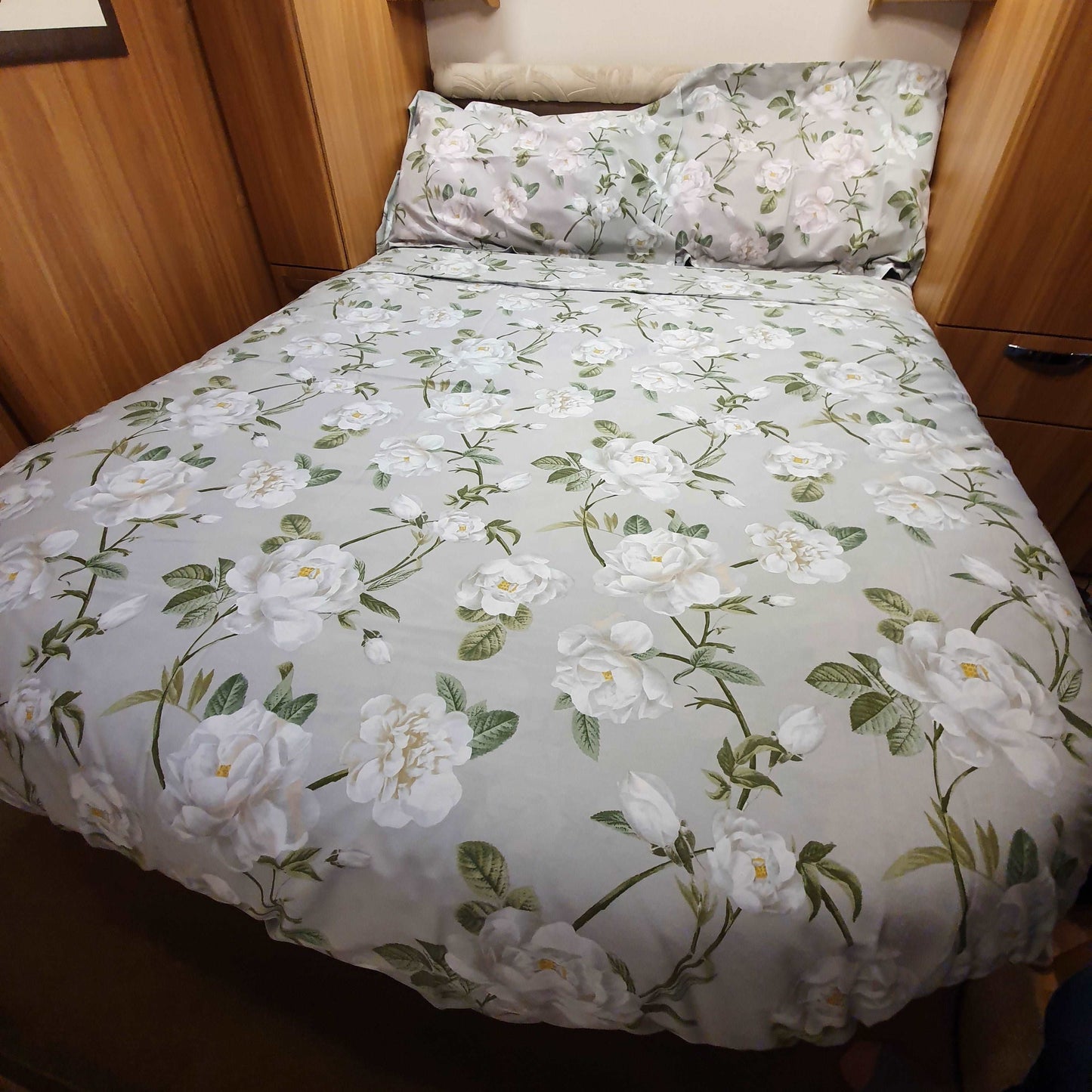 Mishka By Belledorm duvet set on an island bed