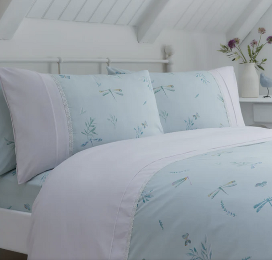 Fifi Duck Egg Duvet Set