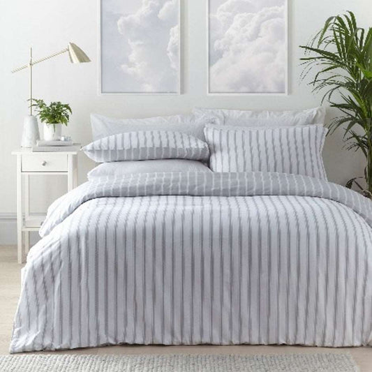 with a statement stripe front and a subtle tone matching stripe reverse.