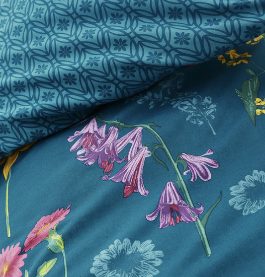 Ingrid Duvet Set Teal