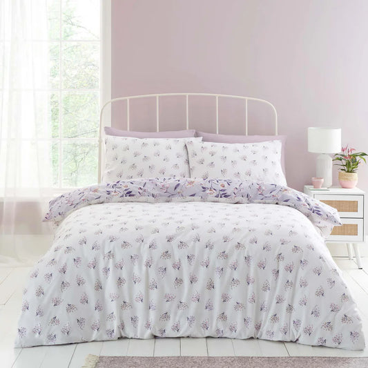 Isadora Floral Duvet Set for Caravans and Motorhomes - Lilac