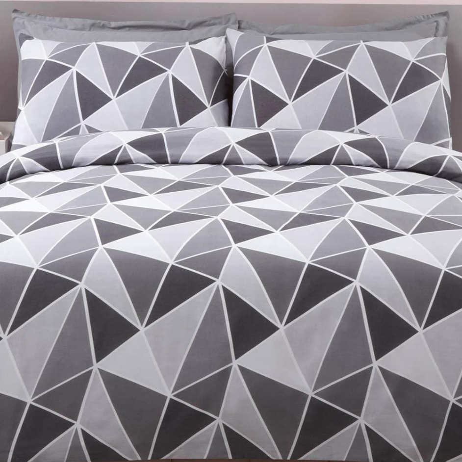 Leo Grey Doppelbett-Bettwäsche-Set – Tuck Me Under