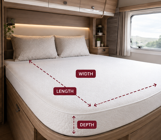 How to Measure a Caravan Mattress Correctly (Without Taking It Out)