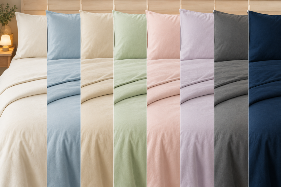 Brushed cotton caravan and motorhome bedding