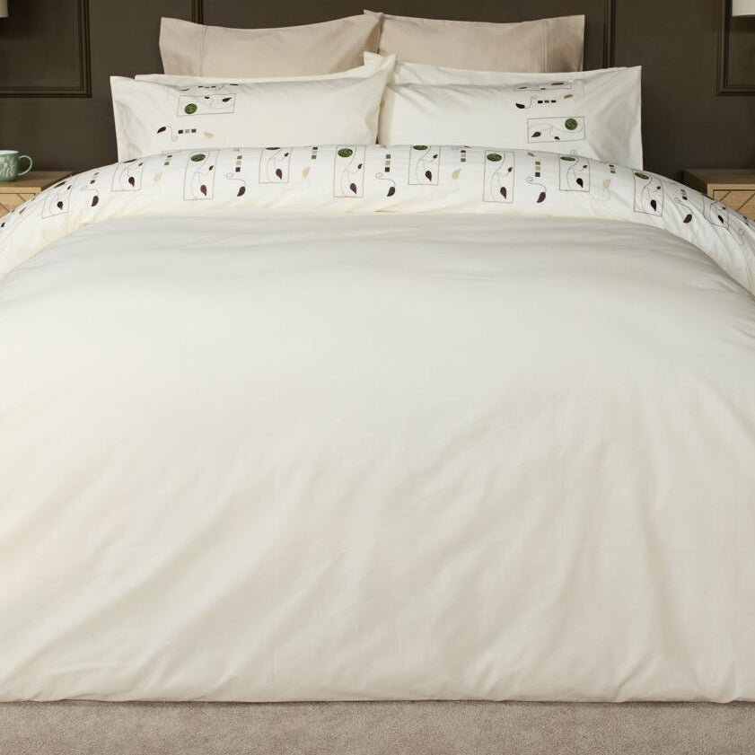 Perth 100% Cotton Shaped Duvet Set