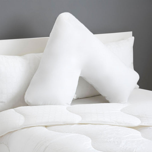 V shape filled pillow