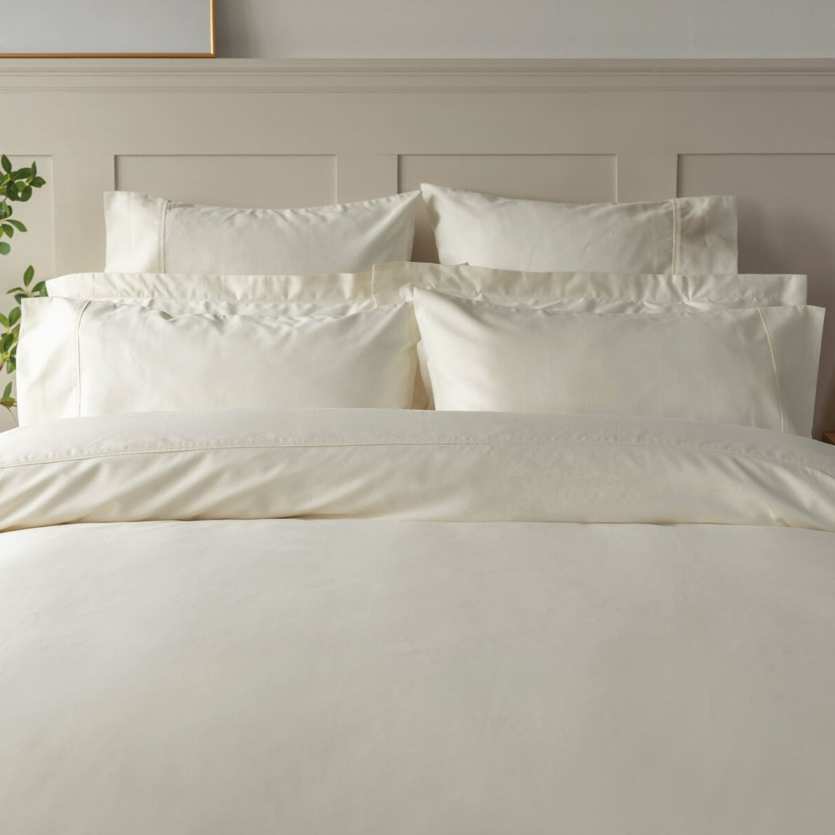 Luxury Egyptian cotton single 2 double bed sheet on caravan mattress