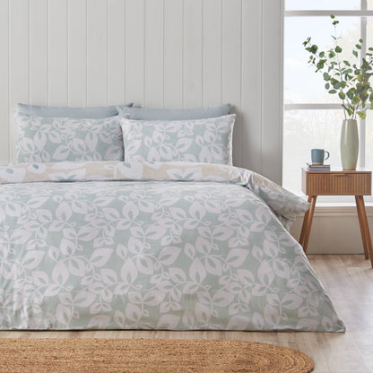 Inga Leaf Natural Duvet Set
