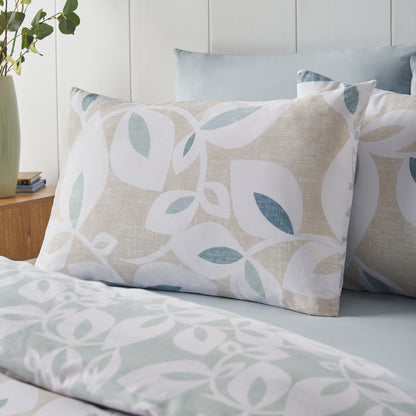 Inga Leaf Natural Duvet Set