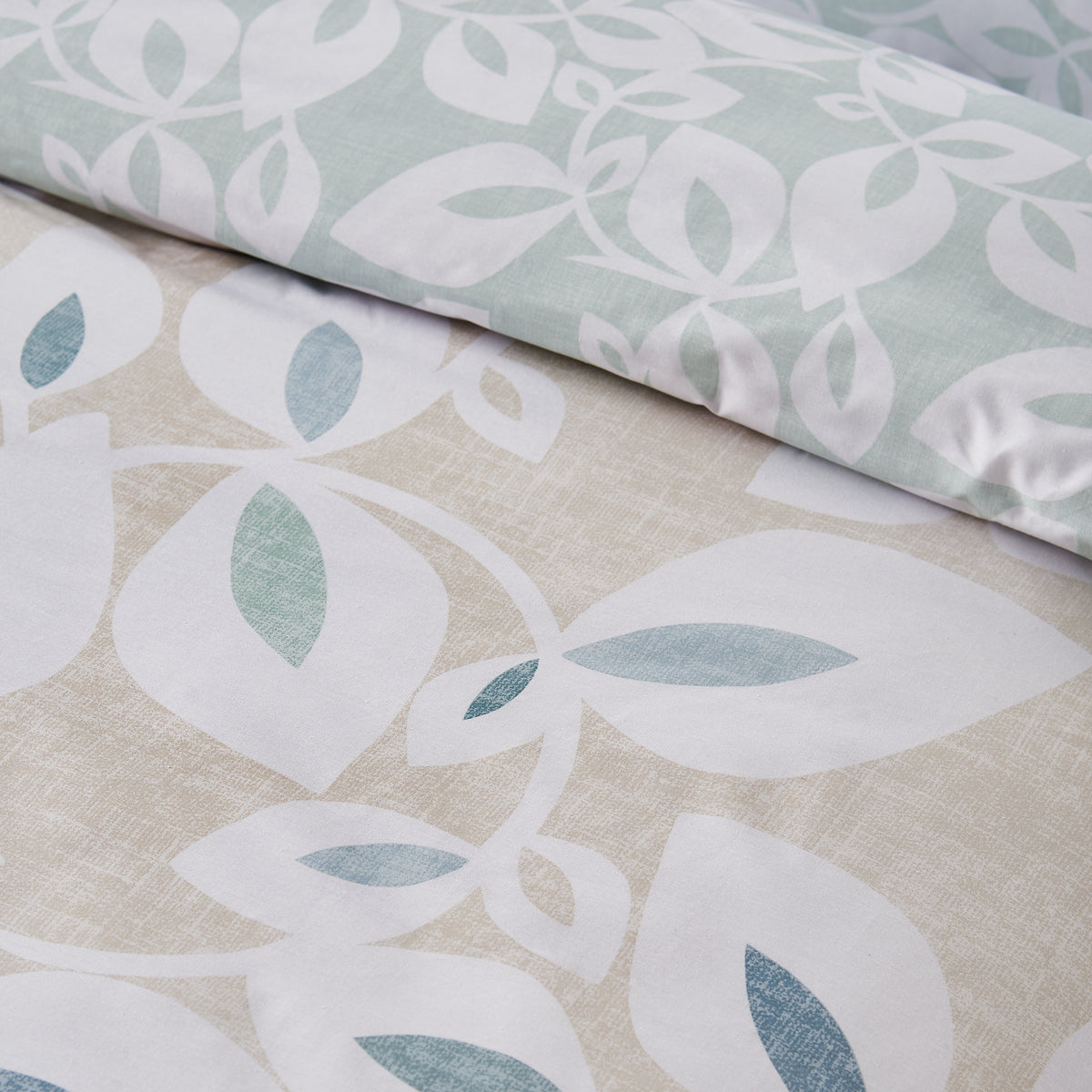 Inga Leaf Natural Duvet Set