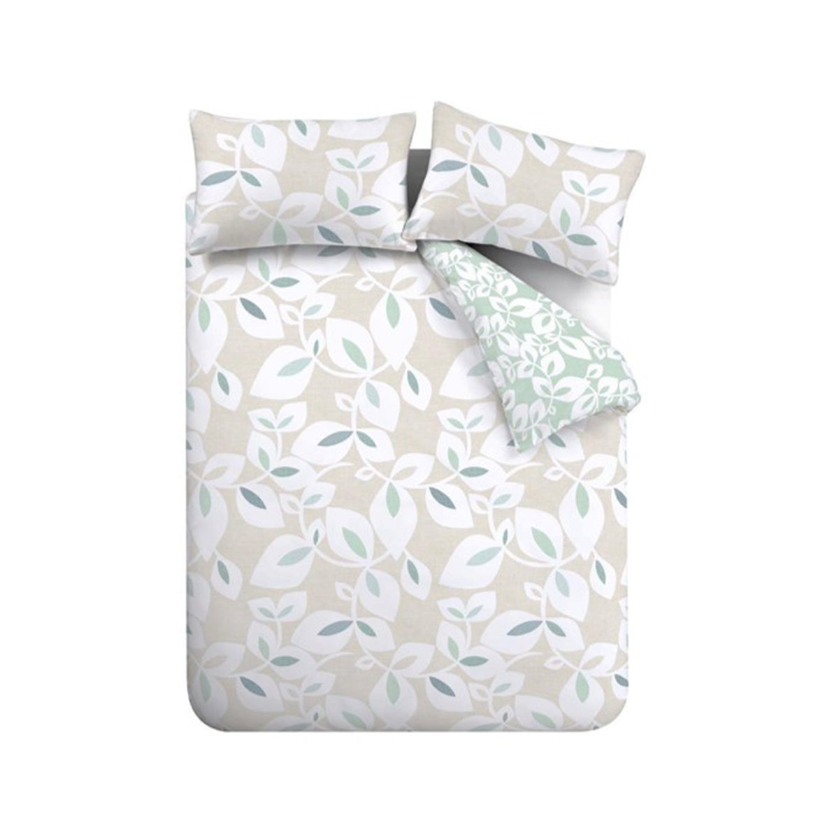 Inga Leaf Natural Duvet Set