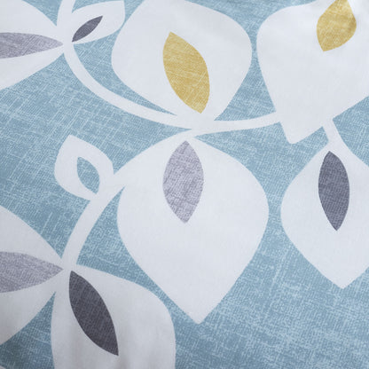 Inga Leaf Teal Green Duvet Set