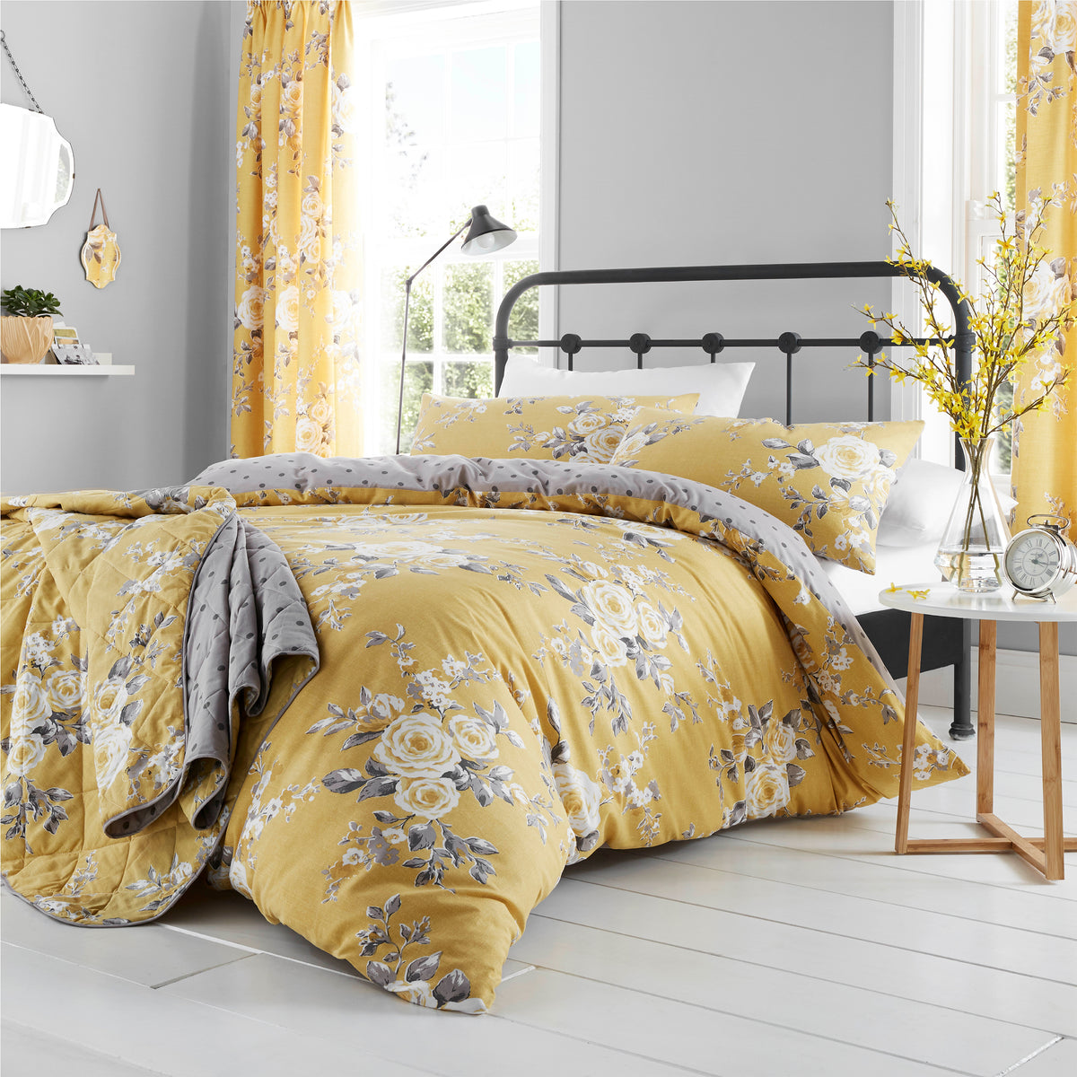 Canterbury Ochre Yellow Duvet Set