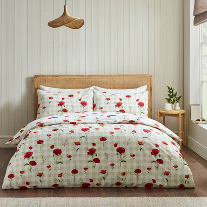 Poppy Red Duvet Set
