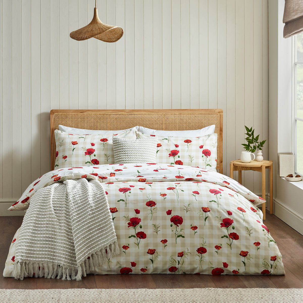 Poppy Red Duvet Set