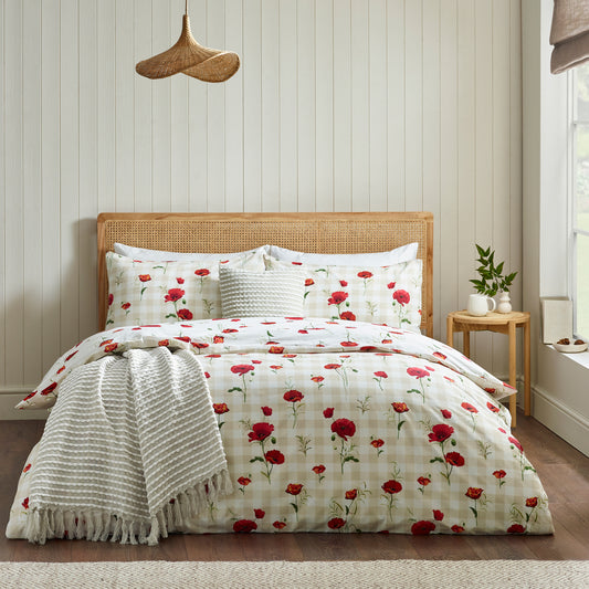Poppy Red Duvet Set