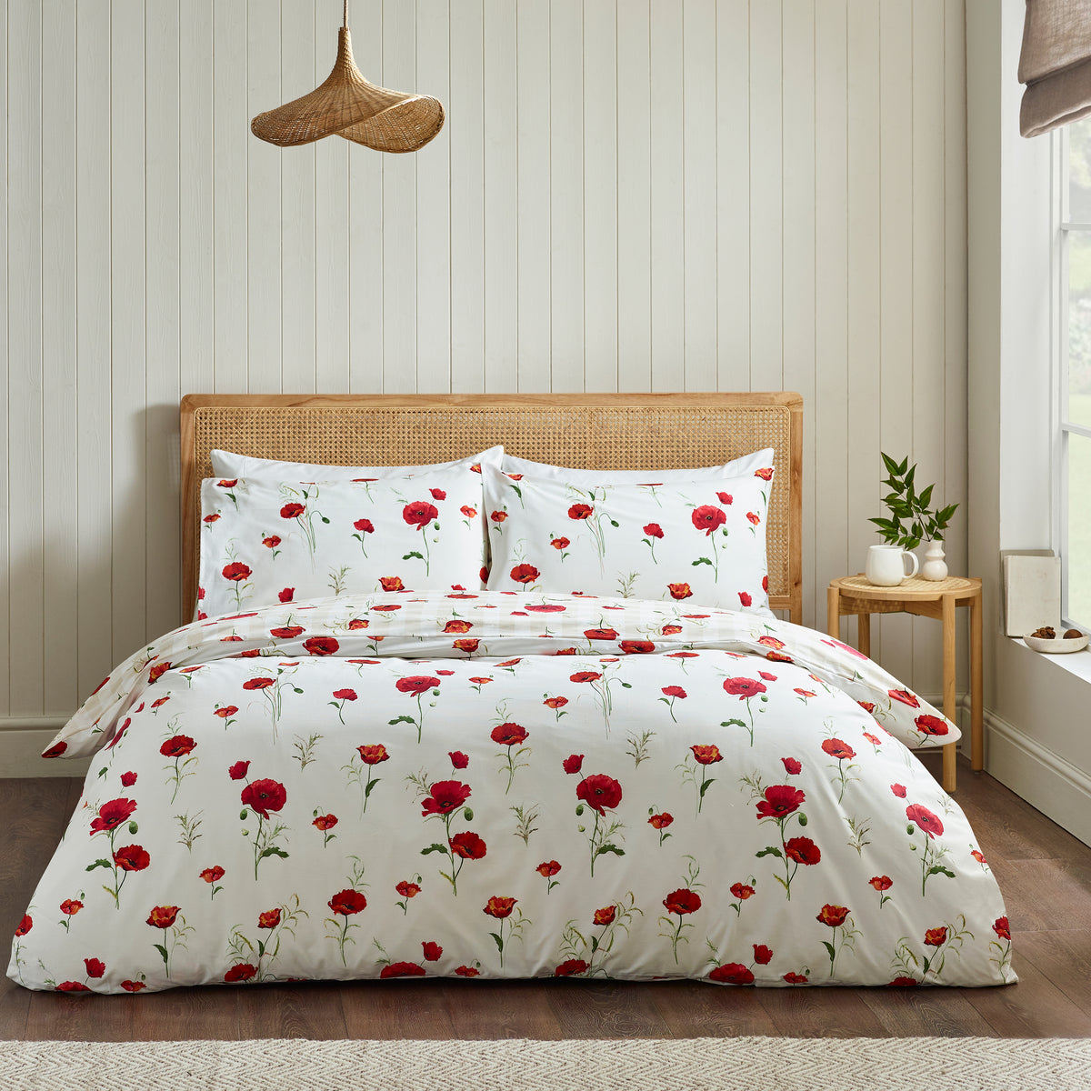 Poppy Red Duvet Set