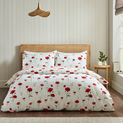 Poppy Red Duvet Set