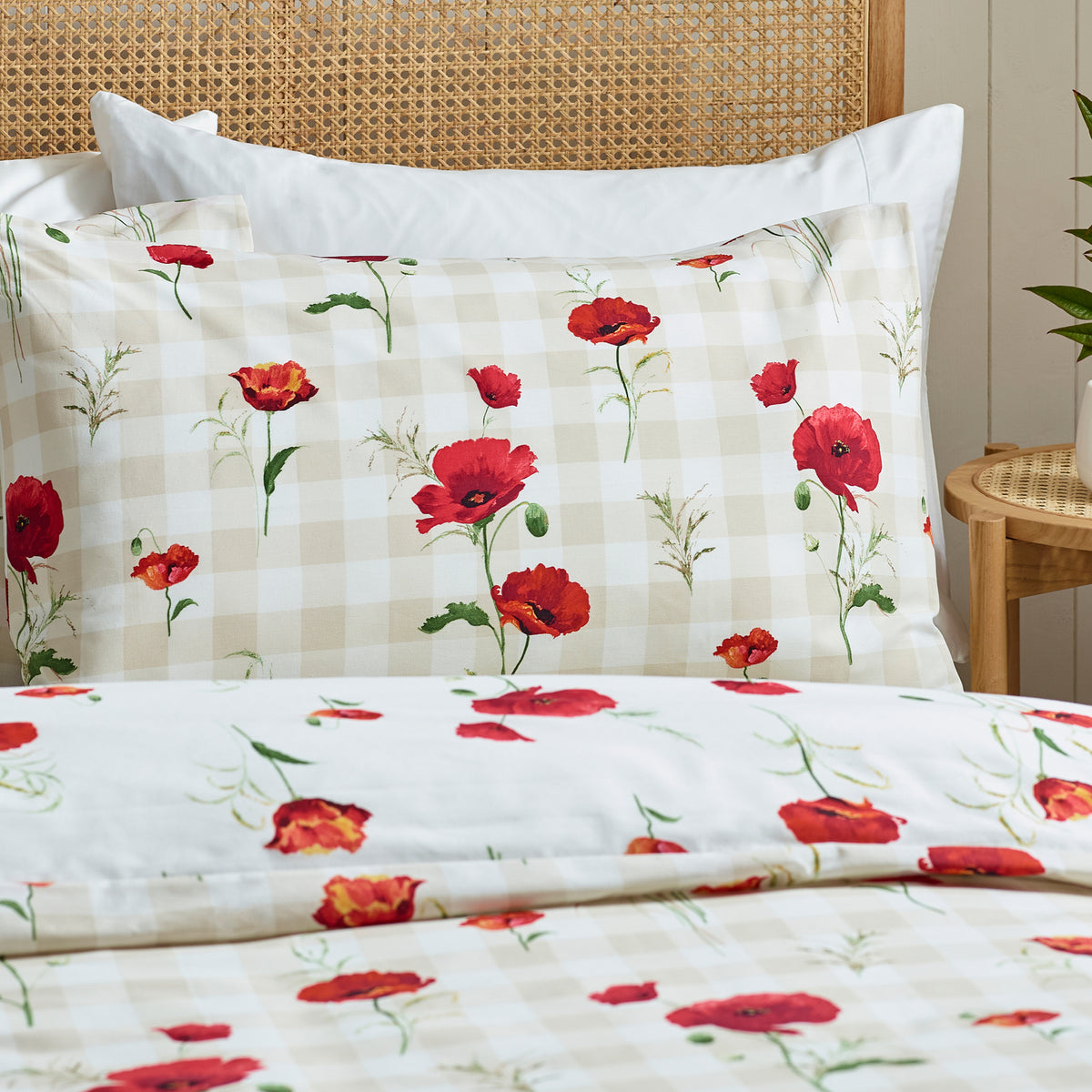 Poppy Red Duvet Set