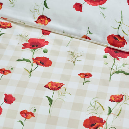 Poppy Red Duvet Set