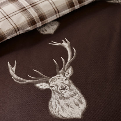 Stag Chocolate Duvet Set