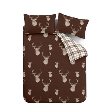 Stag Chocolate Duvet Set