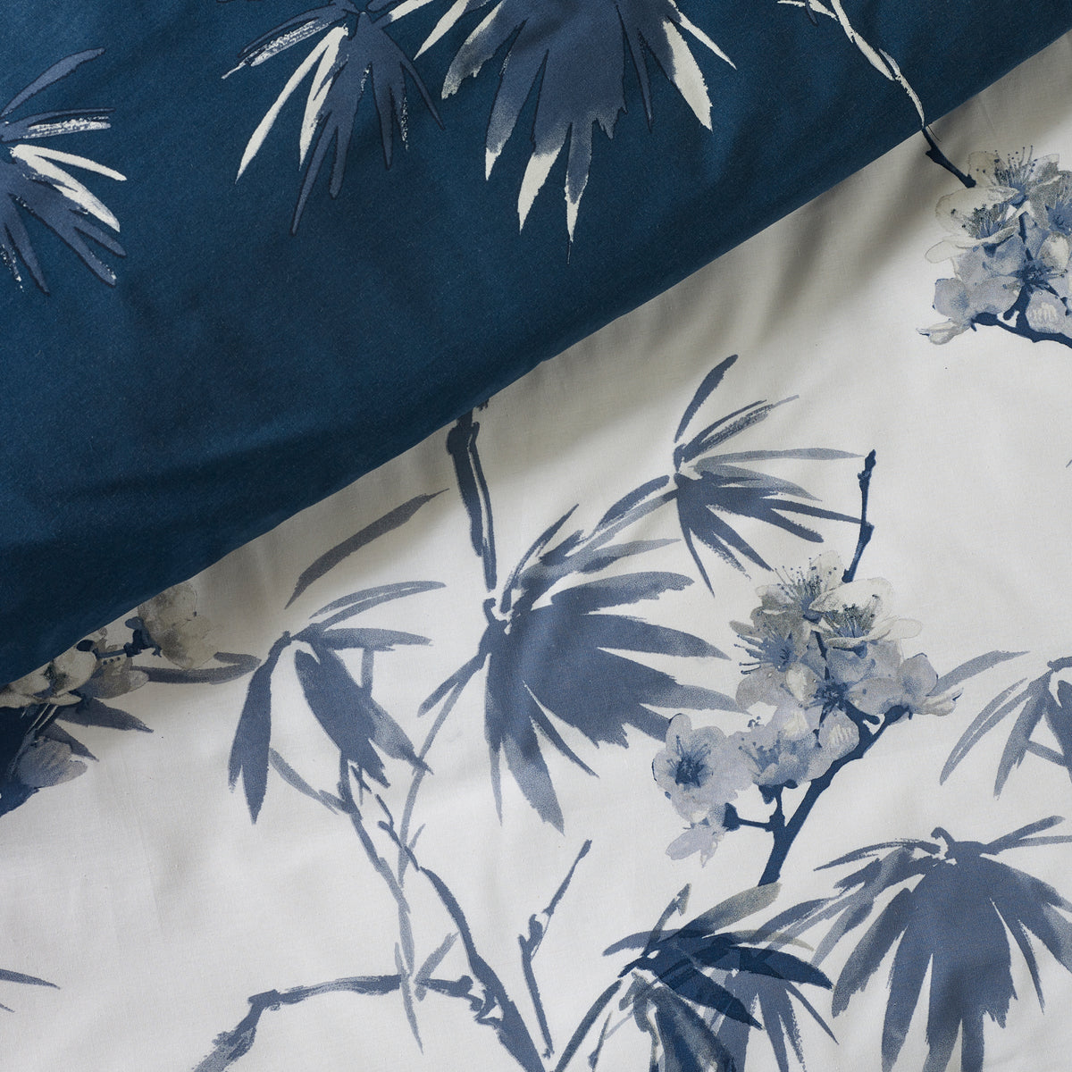 Kyoto Floral Blue Duvet Set