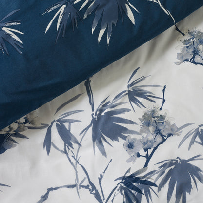 Kyoto Floral Blue Duvet Set