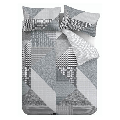 Larsson Geo Grey Duvet Set