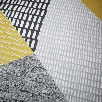 Larsson Geo Ochre Duvet Set