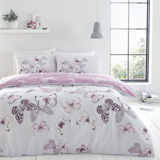 Scatter Butterfly Heather Duvet Set