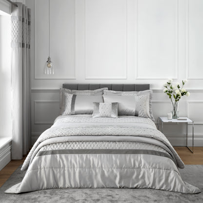 Sequin Cluster Silver Grey Duvet Set
