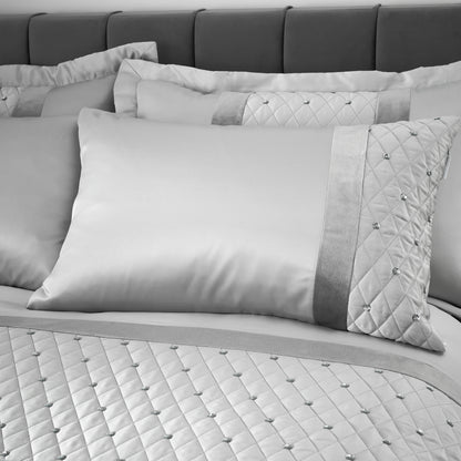 Sequin Cluster Silver Grey Duvet Set