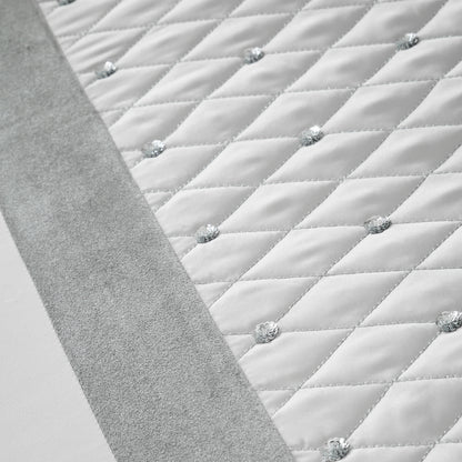 Sequin Cluster Silver Grey Duvet Set