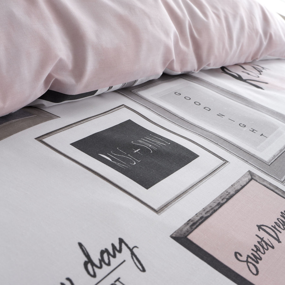 Sleep Dreams Blush Pink Duvet Set