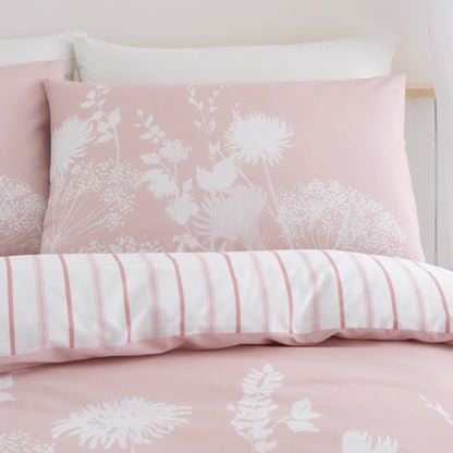 Meadowsweet Floral Blush Pink Duvet Set