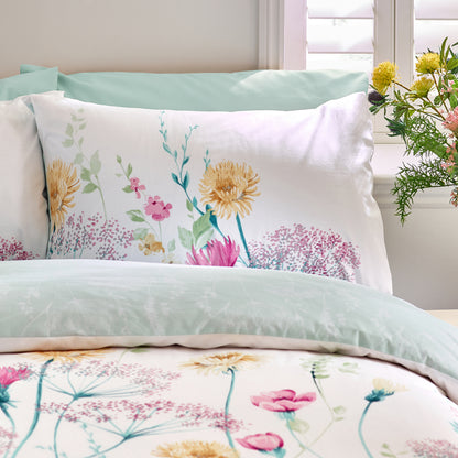 Meadowsweet Floral Bright Duvet Set