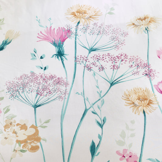 Meadowsweet Floral Bright Duvet Set