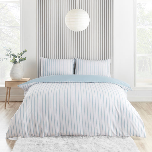 Meadowsweet Floral Blue Duvet Set