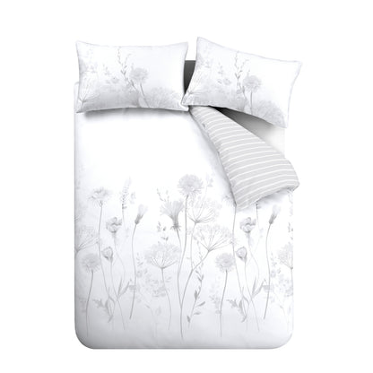 Meadowsweet Floral White Duvet Set