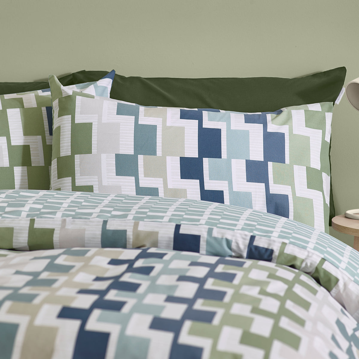 Bryson Geo Blue Duvet Set