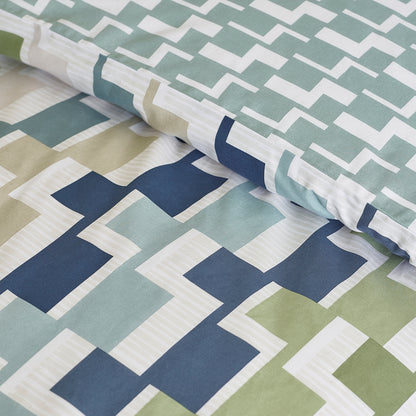 Bryson Geo Blue Duvet Set