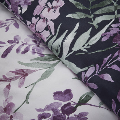 Wisteria White & Navy Duvet Set