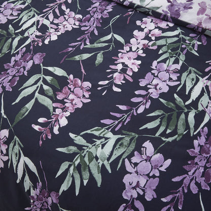 Wisteria White & Navy Duvet Set