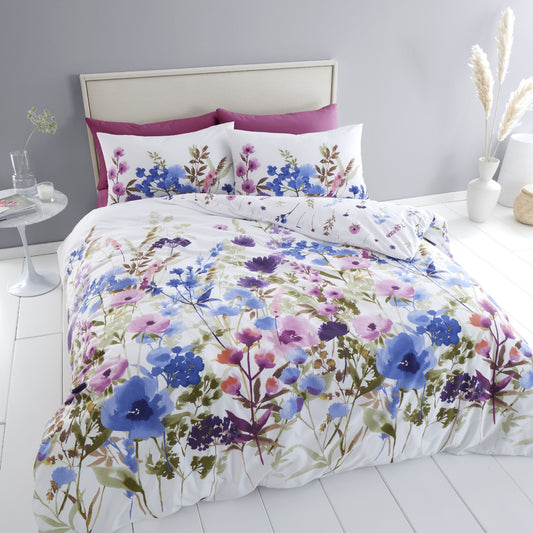 Countryside Floral White Duvet Set