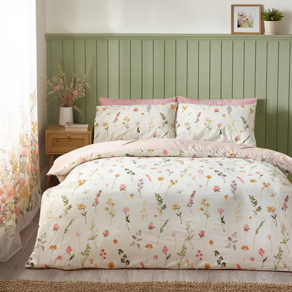 Countryside Floral Pink Duvet Set