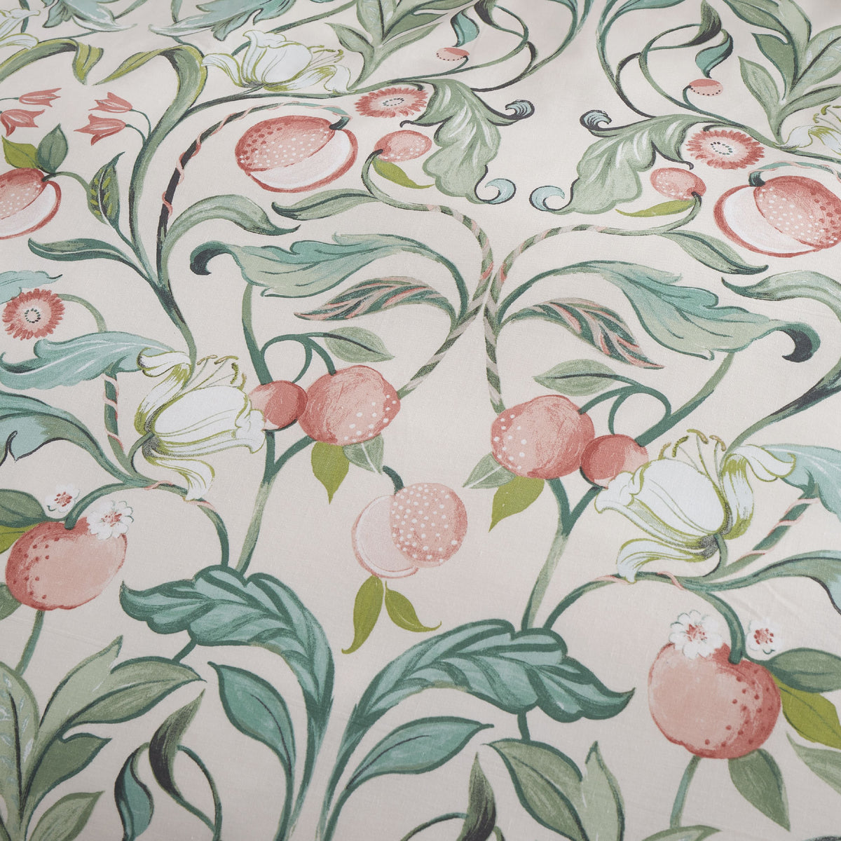 Clarence Floral Natural Duvet Set